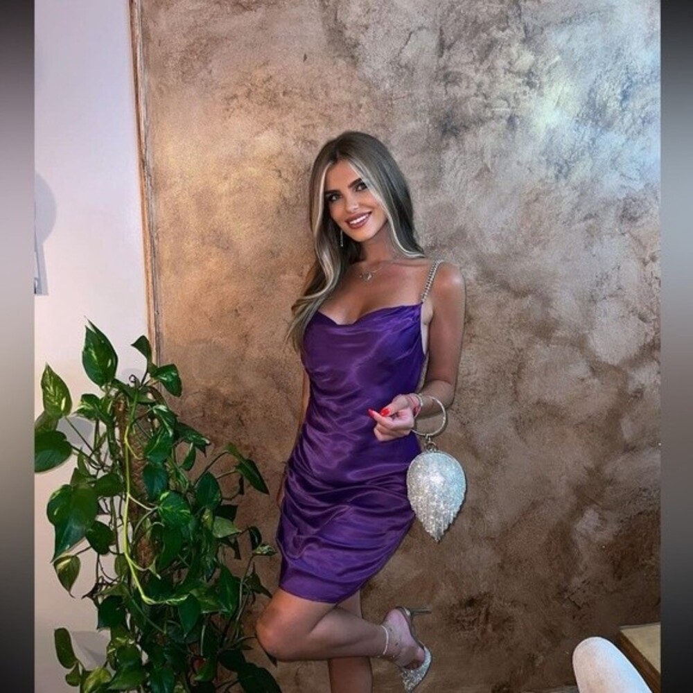 ZARA SATIN DRESS